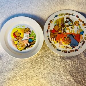Disney Dining - Winnie the Pooh bowl and plate